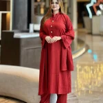 Luxury Sherjh Kameez Set- Eit Color
