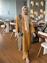 Zayra Luxe Co-ord Set- Master Color - 2 Pcs - Image 3