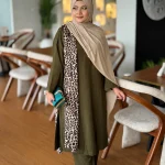 Zayra Luxe Co-ord Set- Olive - 2 pcs