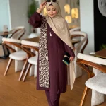 Zayra Luxe Co-ord Set- Gem color - 2 Pcs